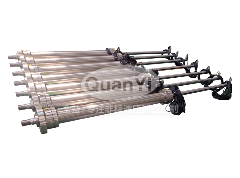 常州全益機(jī)械制造有限公司-不銹鋼雙出桿液壓油缸|水閘閥門(mén)專用|帶接近開(kāi)關(guān)|耐腐蝕-帶接近開(kāi)關(guān)